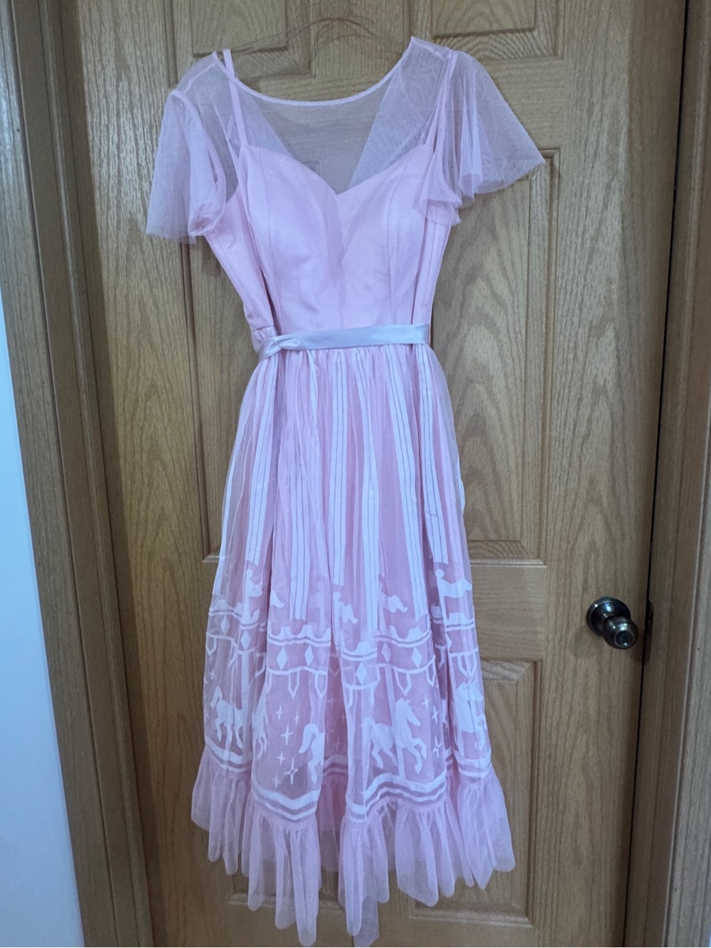 NWT Disney Parks The Dress Shop Carousel Tulle Midi Dress